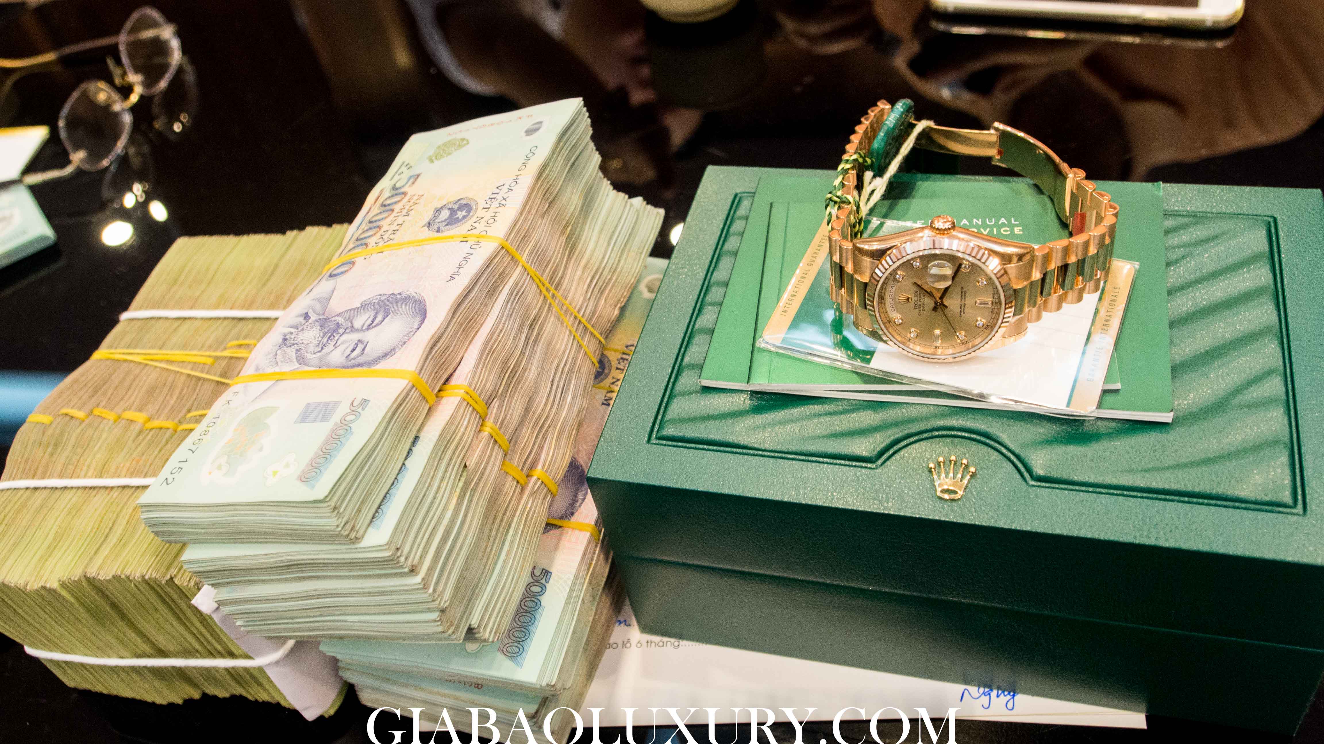 Thu mua đồng hồ Rolex Day-date tại Gia Bảo Luxury Hà Nội